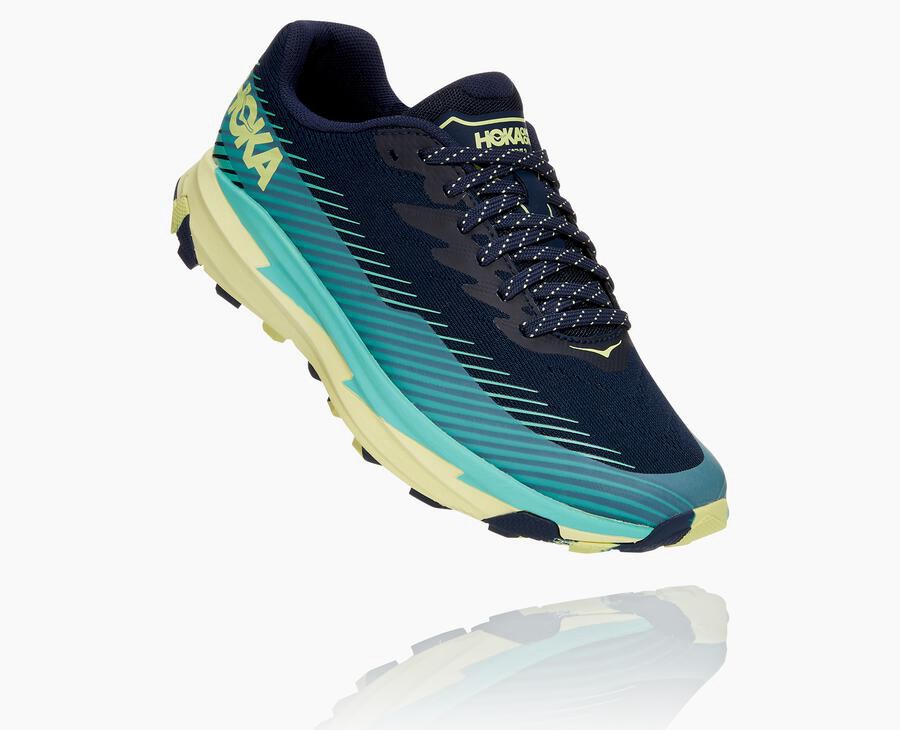 Hoka One One Trailsko Dame - Torrent 2 - Sort/Mintgrønne - 534029XVL